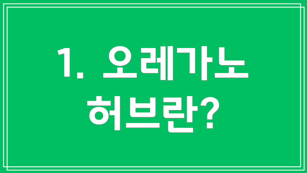 1. 오레가노 허브란?
