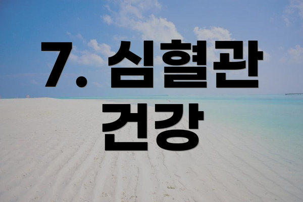 7. 심혈관 건강