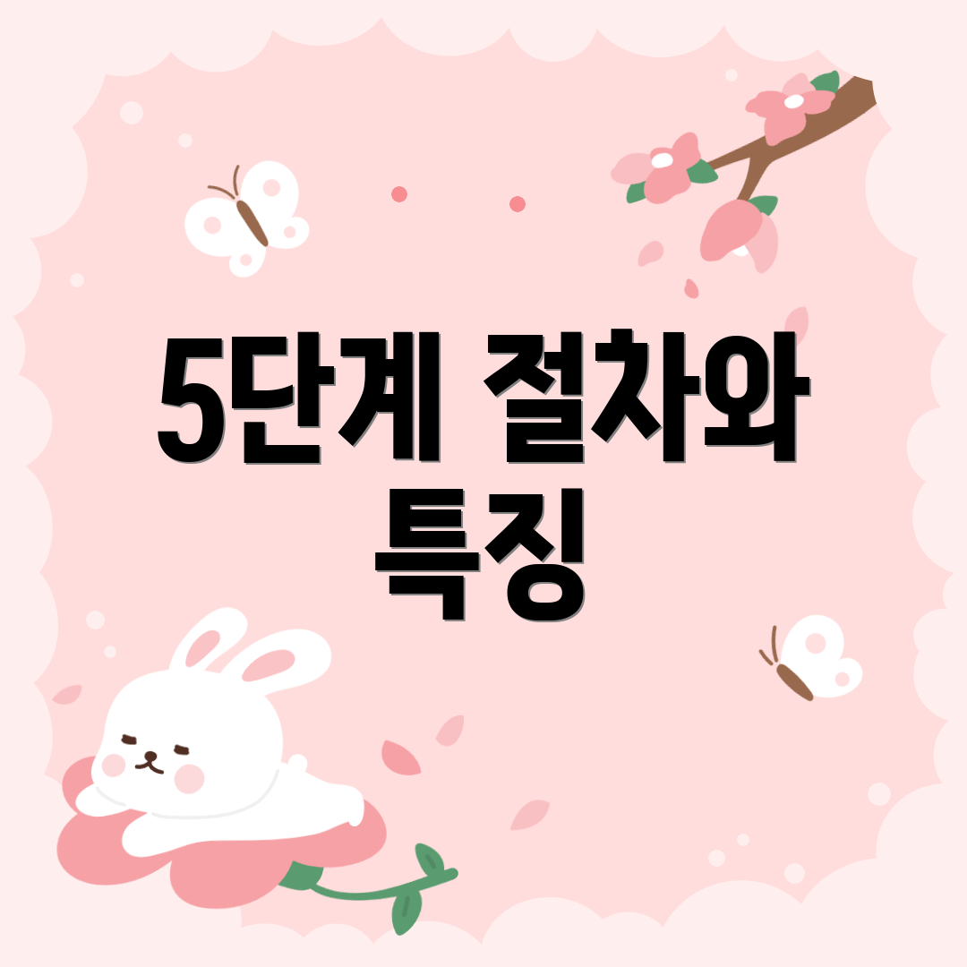 5단계 절차와 특징