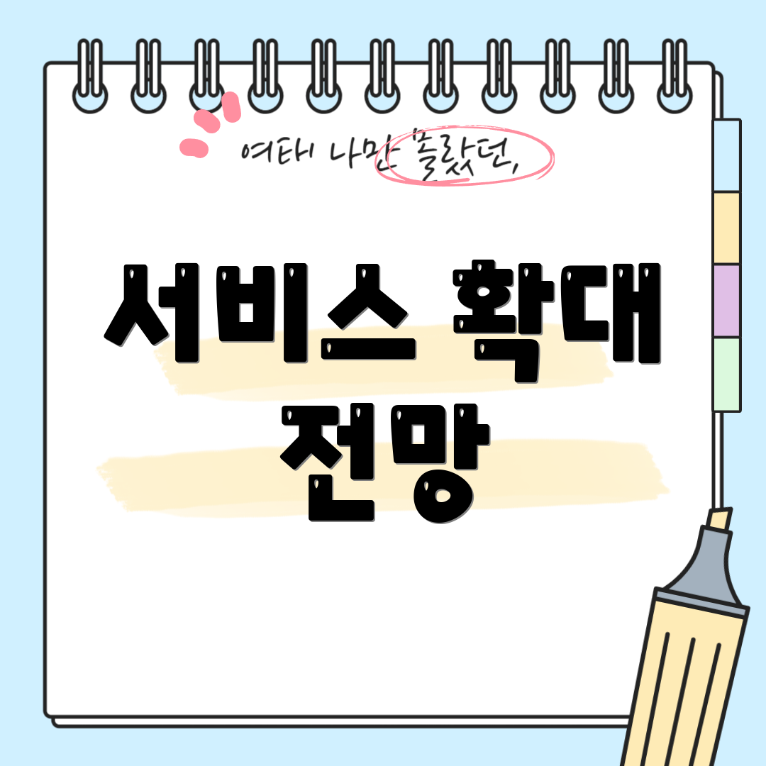 서비스 확대 전망