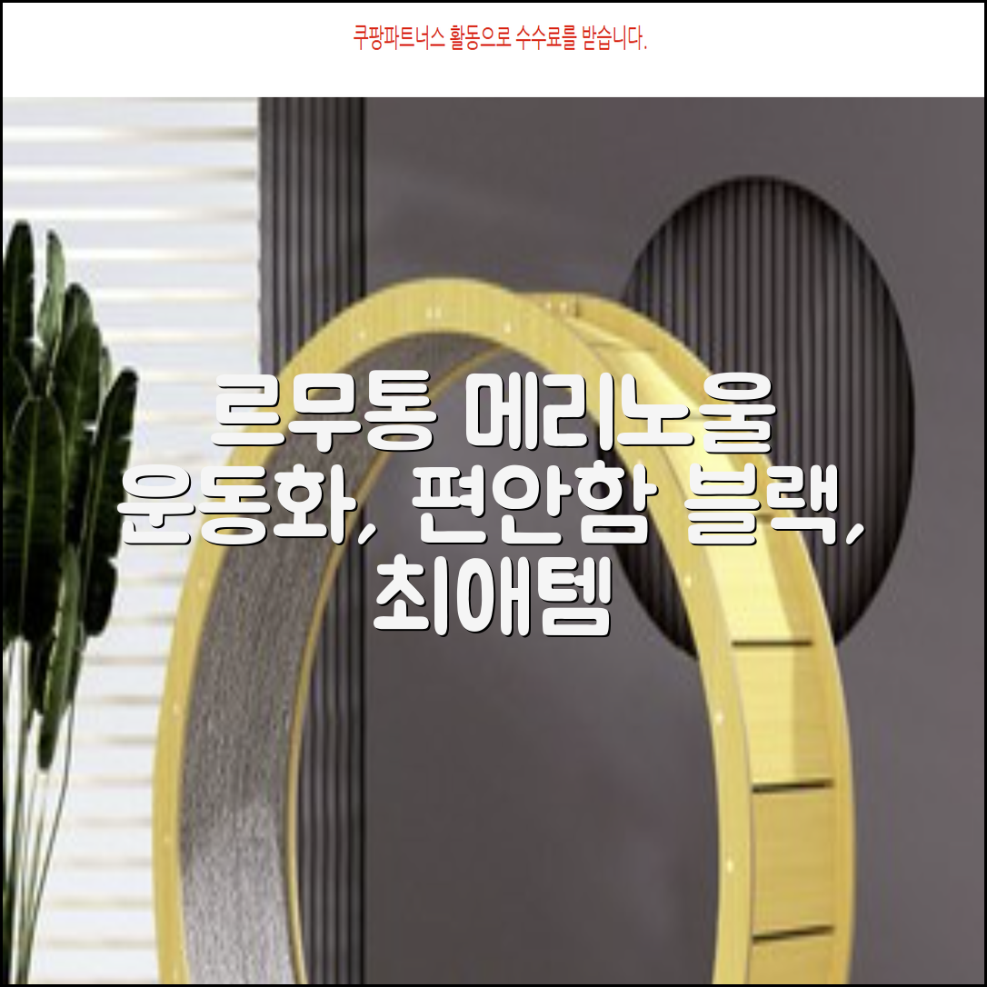 르무통 메이트 발 편한 메리노울 운동화 블랙 추천 리뷰