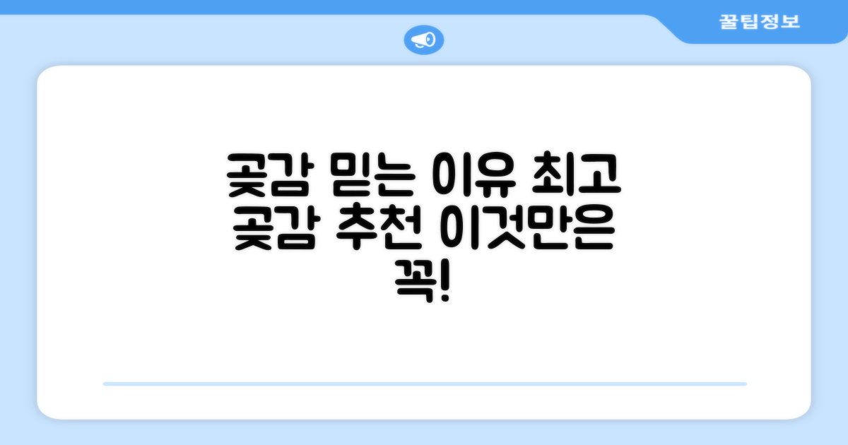 곶감 추천, 왜 믿어야 할까?