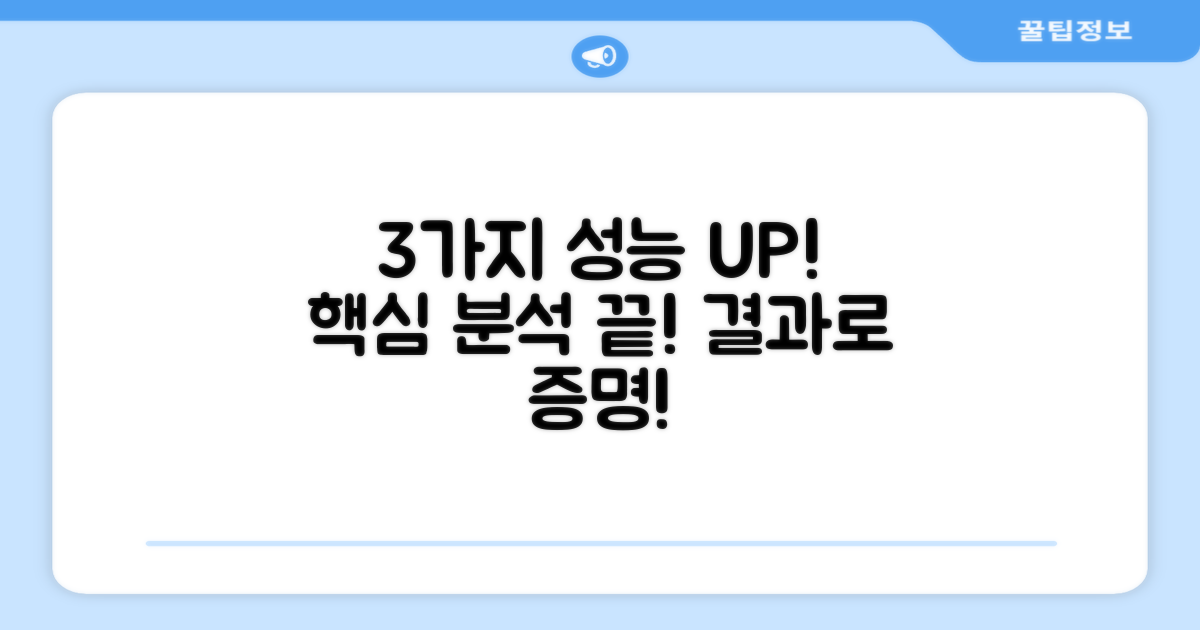 3가지 성능 분석