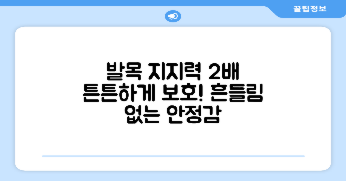 2가지 발목 지지력
