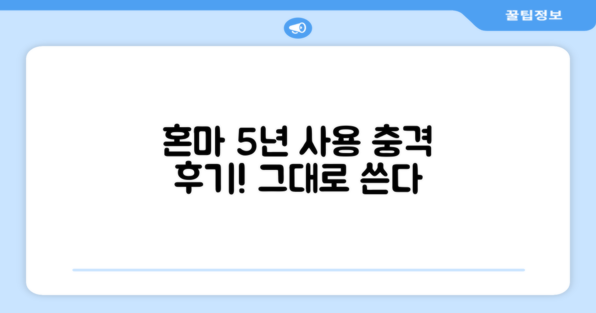 혼마아이언, 5년 사용 후기