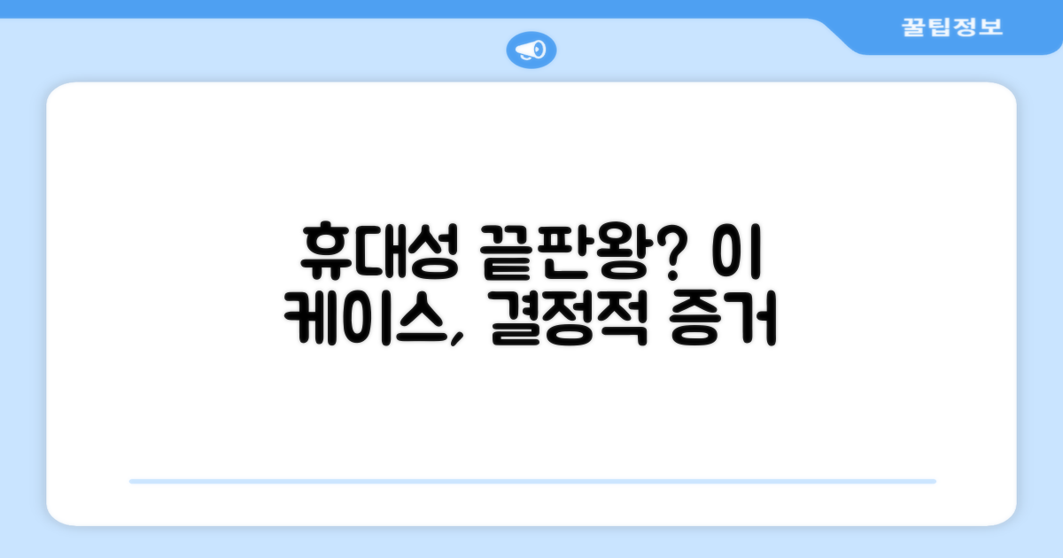 휴대성, 이 케이스가 최고일까?