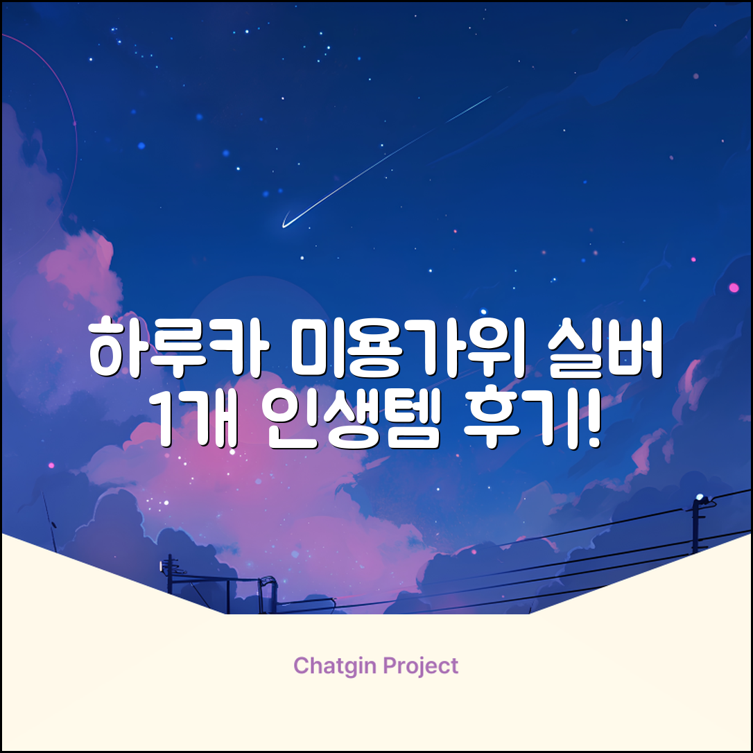 하루카 미용가위 세트, 실버, 1개 추천 리뷰