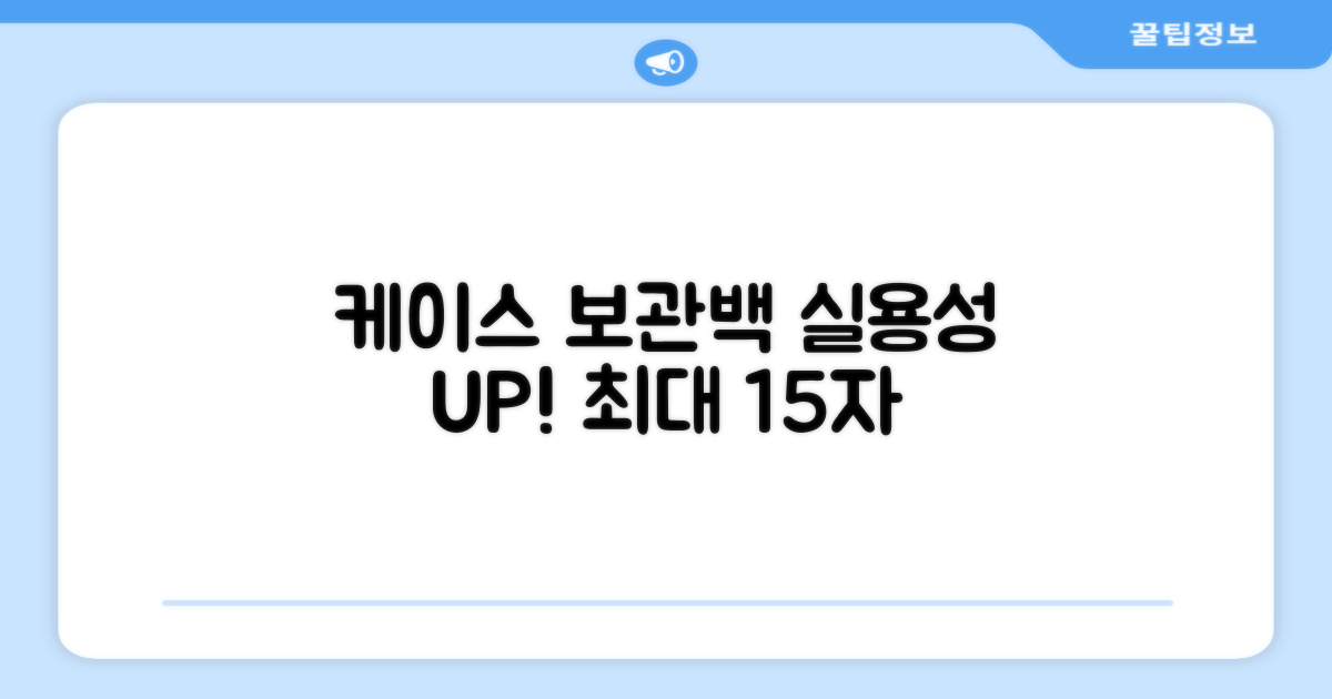 케이스+보관백, 실용성 더할까?