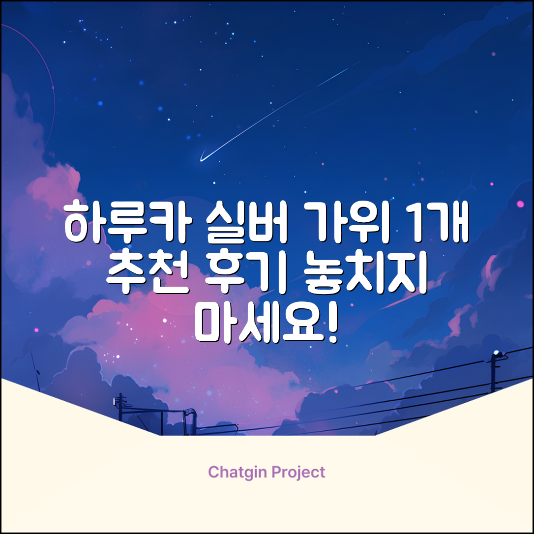 하루카 미용가위 세트, 실버, 1개 추천 리뷰