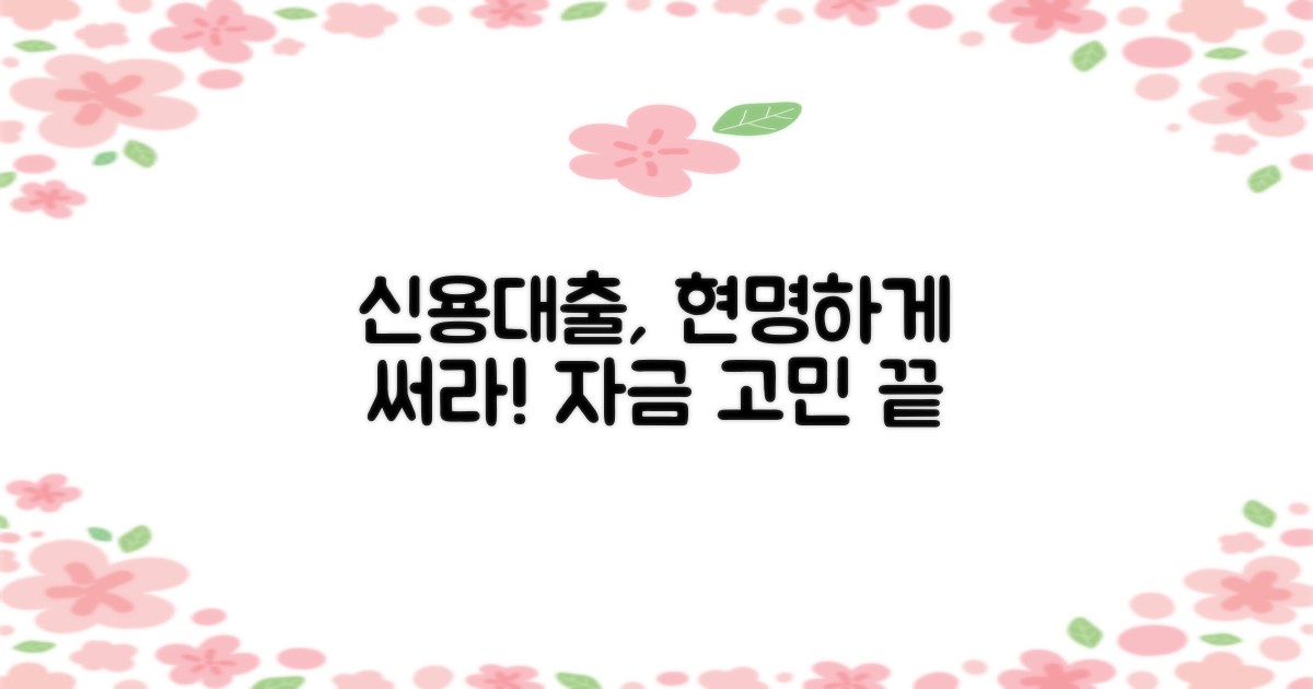신용대출, 현명한 활용법
