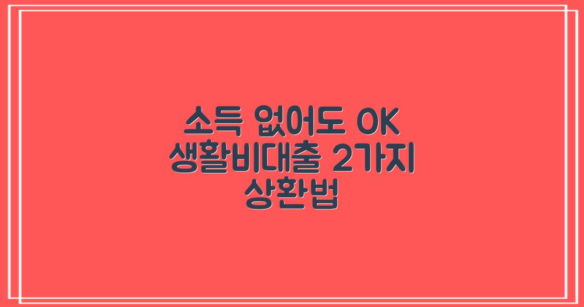 소득 없어도 OK! 우리은행 생활비대출, 2가지 상환 방법으로 부담 덜기