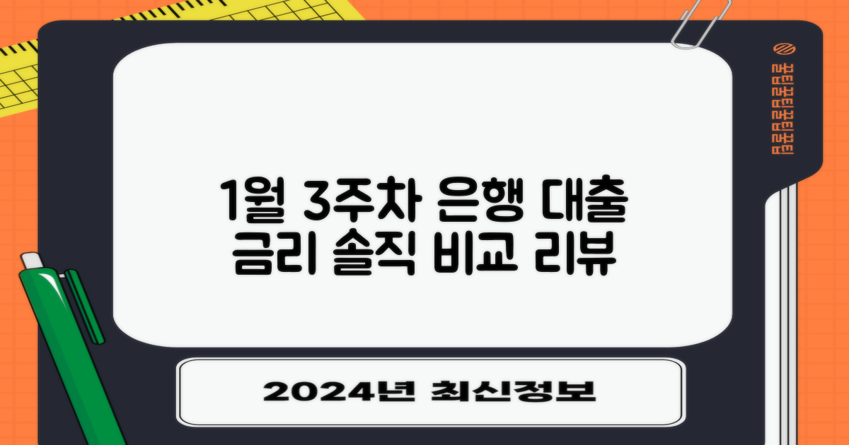 2023년 1월 3주차: 은행 대출 금리 비교 & 솔직 리뷰
