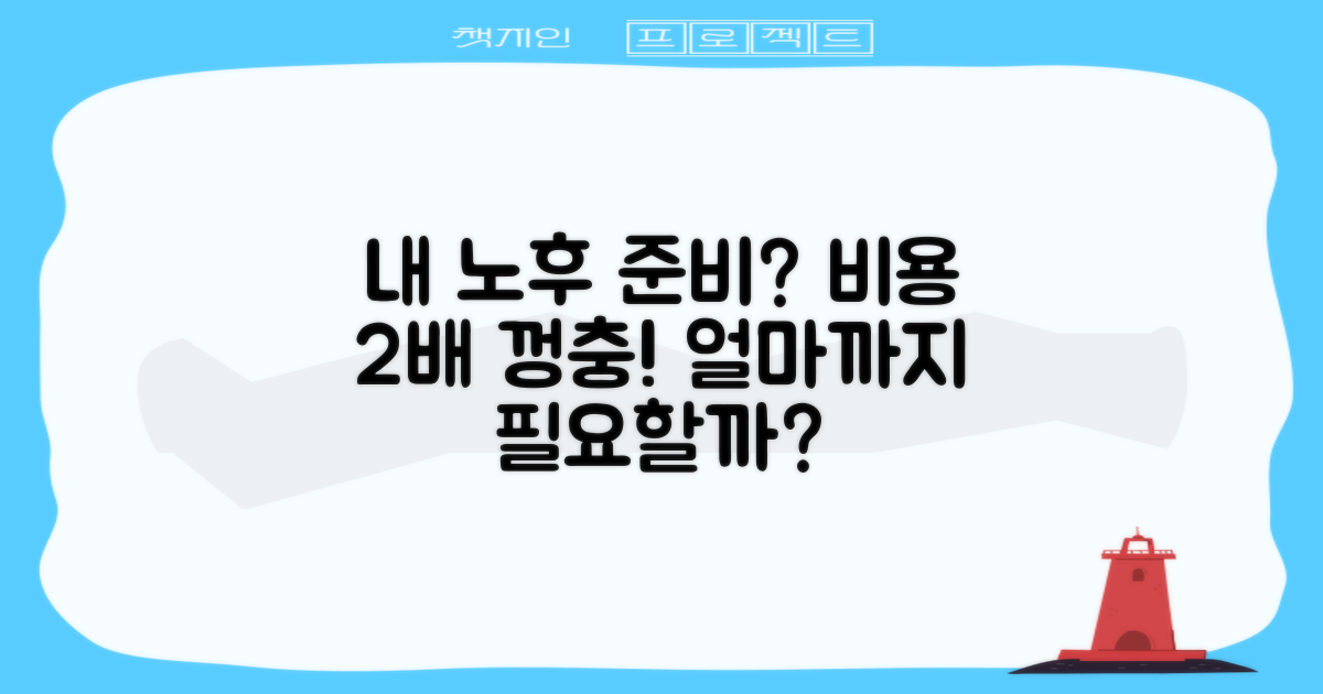 내 노후 생활비, 얼마나 필요할까요? 과거 대비 얼마나 올랐을까?