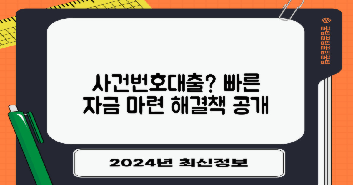 개인회생 사건번호대출이란? 신속한 자금 마련을 위한 핵심 안내